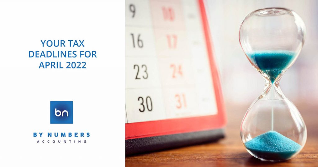Monthly Tax Deadline update