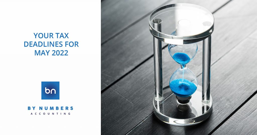 Your Tax Deadlines for May