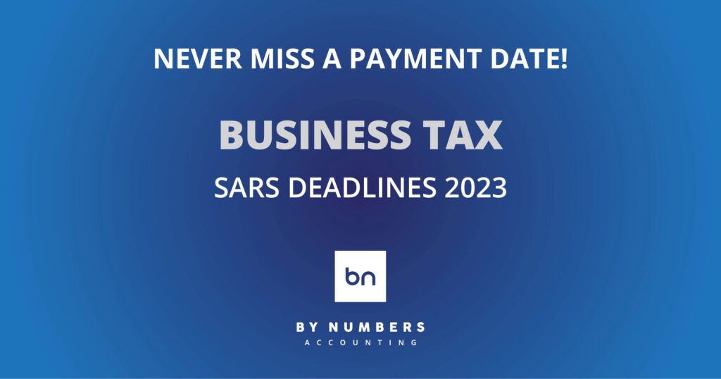 Your South African company tax deadlines for 2023